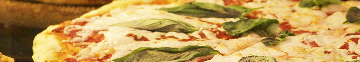Eating Italian Pizza at Osteria Procaccini - Pennington restaurant in Pennington, NJ.